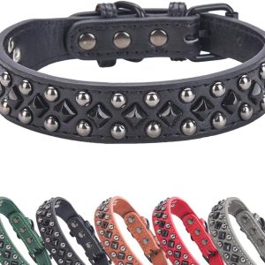 Premium PU Leather Dog Collar