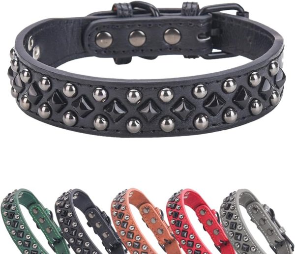 Premium PU Leather Dog Collar