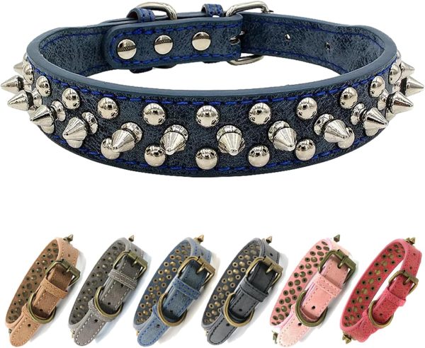 Anti-Bite Spiked Dog Collar for Large Dogs